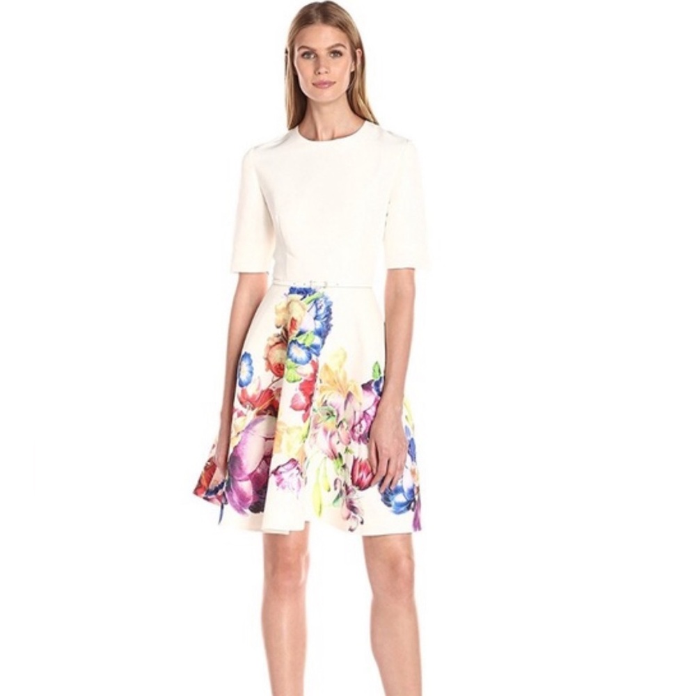 Ted Baker Tutsi Tapestry Belted Dress Size TB 2